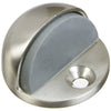 National Hardware Satin Nickel Solid Brass w/Rubber Bumper Door Stop Mounts to floor (Pack of 5)
