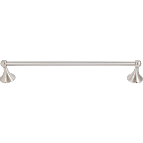 Coastal Towel Bar, 30 Inches, Satin Nickel by Stone Harbor Hardware