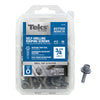 Teks No. 12  x 3/4 in. L Hex Washer Head Zinc-Plated Steel Roofing Screws 90 pk