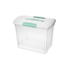 Sterilite Nesting ShowOffs 11.5 in. H x 9.75 in. W x 15.25 in. D Stackable Storage Box (Pack of 6)