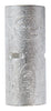 Jandorf 1/0 Ga. Uninsulated Wire Terminal Butt Splice Silver 1 pk
