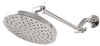 PlumbCraft Chrome Brass 1 settings Showerhead 2 gpm