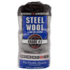 Rhodes American 1 Grade Medium Steel Wool Pad 12 pk (Pack of 6)