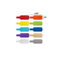Wrap-It 2.25 in. L Multicolored Polypropylene Cable Labels (Pack of 3)