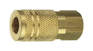 Amflo Brass 1/4 in. I/M Style Coupler 3/8 in. Female NPT 1 pc. (Pack of 10)