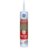 GE Silicone 2 Clear Silicone 2 Kitchen and Bath Silicone 10.1 oz. (Pack of 12)