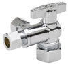 BK Products ProLine 5/8 in. Compression X 1/4 in. Compression Brass Angle Stop Valve