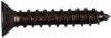 National Hardware No. 12 X 1-1/4 in. L Phillips Black Coarse Wood Screws 18 pk