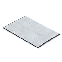 Magnet Source 1 in. L X .5 in. W Black Magnetic Tape Strips 12