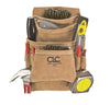 CLC 3 in. W X 11.5 in. H Suede Nail and Tool Pocket Apron 10 pocket Tan 1 pc