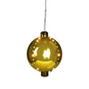 Celebrations LED Gold Snow Fall Ornament 4 in. Hanging Decor