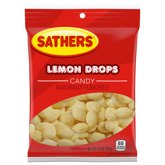 Sathers Brach's Lemon Drops Hard Candy 3-9/16 oz. (Pack of 12)
