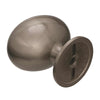Amerock Allison Oval Cabinet Knob 1-3/8 in. Dia. 1-3/8 in. Satin Nickel 1 pk (Pack of 25)