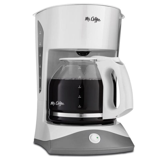 Mr. Coffee Simple Brew 12 cups White Coffee Maker