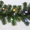 Celebrations 6 ft. L LED Prelit Multicolored LED and Multi-Function Northern Pine Garland (Pack of 12)