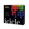 Twinkly LED Mini Multicolored/Warm White 190 ct Icicle Christmas Lights - Open Box