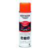 Rust-Oleum Industrial Choice Fluorescent Orange Spray Paint 17 oz (Pack of 6)