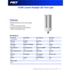 Feit Cylinder E26 (Medium) LED Bulb Natural Light 750 Watt Equivalence 1 pk