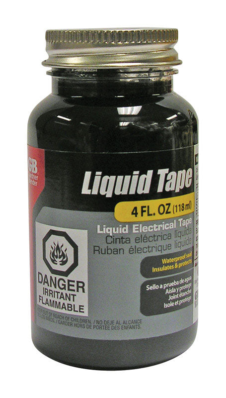 Gardner Bender Liquid Tape 2.0 in. W Black Rubber Liquid Electrical Tape 4 oz