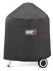 Weber Grill Cover with Storage Bag for 18 Inch Charcoal Grills Black Lightweight and Weather Resistant