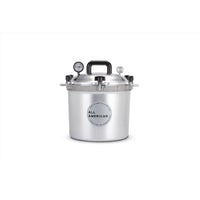 All American Aluminum Pressure Canner 21.5 qt Silver