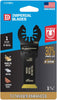 Imperial Blades One Fit 1-1/8 in. L Titanium-Coated Bi-Metal Storm Oscillating Saw Blade 1 pk