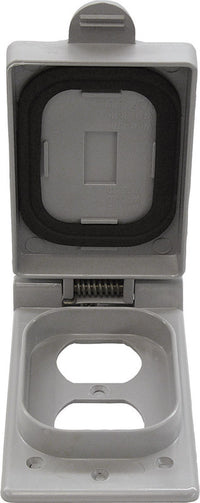 Cantex Rectangle PVC 1 gang 5 in. H X 2-7/8 in. W Box Cover - Deal of The Week