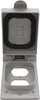 Cantex Rectangle PVC 1 gang 5 in. H X 2-7/8 in. W Box Cover - Deal of The Week