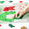 Plus Plus Puzzle By Number Holiday Wreath Puzzle Plastic Multicolored 500 pc
