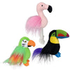 Multipet Margaritaville Birds Plush Dog Toys