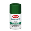 Krylon Short Cuts Gloss Leaf Green Spray Paint 3 oz. (Pack of 6)