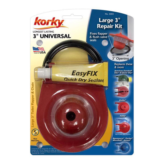 Korky EasyFix Repair Kit For 3 in. Universal