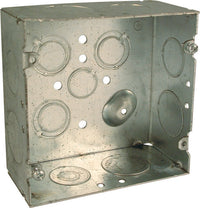 Raco 42 cu in Square Steel 2 gang Outlet Box Gray - Deal of The Week