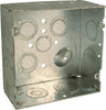 Raco 42 cu in Square Steel 2 gang Outlet Box Gray - Deal of The Week