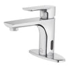 Homewerks Chrome Motion Sensing Modern Single-Handle Bathroom Sink Faucet 2 in.