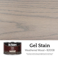 Old Masters Semi-Transparent Weathered Wood Oil-Based Gel Stain 1 Pt. (Pack of 4)