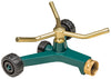 Orbit Metal Green 3-Arm Rotary Sprinkler 24 Dia. in., 450 sq. ft. Coverage
