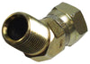 Apache Steel 3/8 in. D X 3/8 in. D Hydraulic Adapter 1 pk