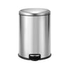 EKO Serene 1.3 gal Silver Stainless Steel Step Pedal Wastebasket (Pack of 2)