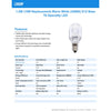 Feit T6 E12 (Candelabra) LED Bulb Bright White 15 Watt Equivalence 1 pk