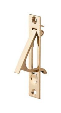 Ives by Schlage 3-7/8 in. L Bright Brass Brass Sliding Door Edge Pull