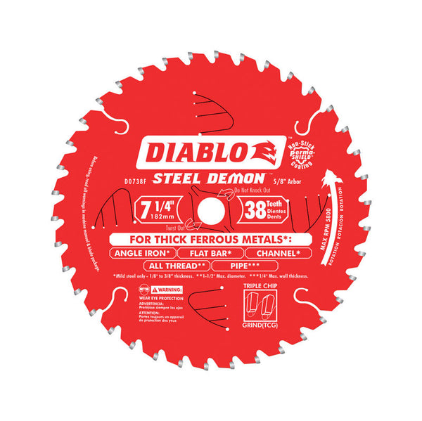 SAW BLADE 38T 7-1/4"D