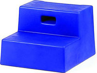Horsemen’s Pride 2 Step Mounting Block Blue 15 in. x 18.75 in. Durable Weather-Resistant Steps