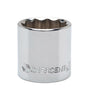 Crescent Cds26n 3/8 Drive 7/16 12 Pt Chrome Sae Socket