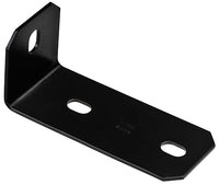 National Hardware 6.8 in. H X 3 in. W X 0.125 in. D Black Carbon Steel Inside Offset Leg Corner Brac
