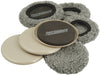 SuperSliders Gray Assorted in. Push-On Plastic Foot Cap 4 pk