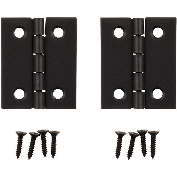 V1802 1-1/2" x 1-1/4" Hinge 2/pk - Oil-Rubbed Bronze