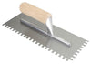 QEP 3 in. H X 4.5 in. W X 11 in. L Carbon Steel Square Notch Trowel 1 pc