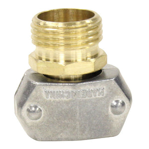 Gilmour Brass/Zinc Threaded Professional Grade Male Clamp Coupling 3/4 in.