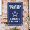 Team Color Reserved Parking Sign D�cor 18in. X 11.5in. Lightweight